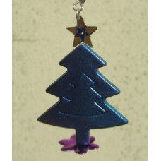 Single Earring - Purple Tree