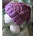 Knitted Hat, Adult - Not A Cable, Lilac
